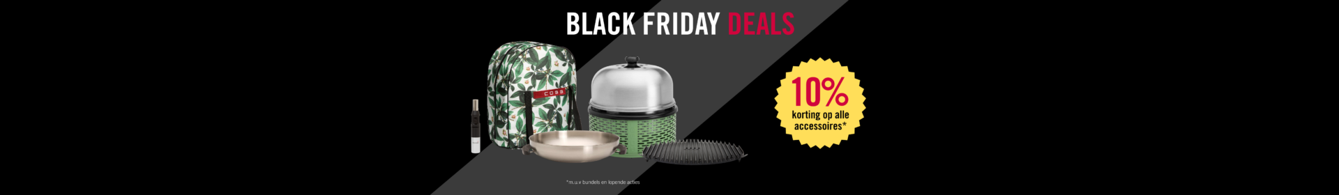 Black Friday actie accessoires