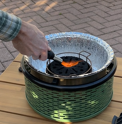 Cobblestone aansteken