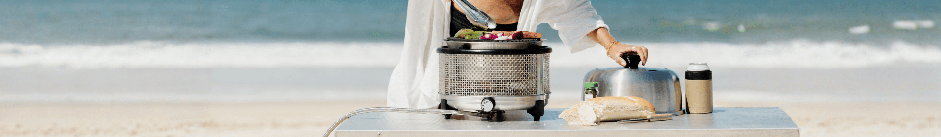 COBB Premier+ Gas 2.0 BBQ op strand